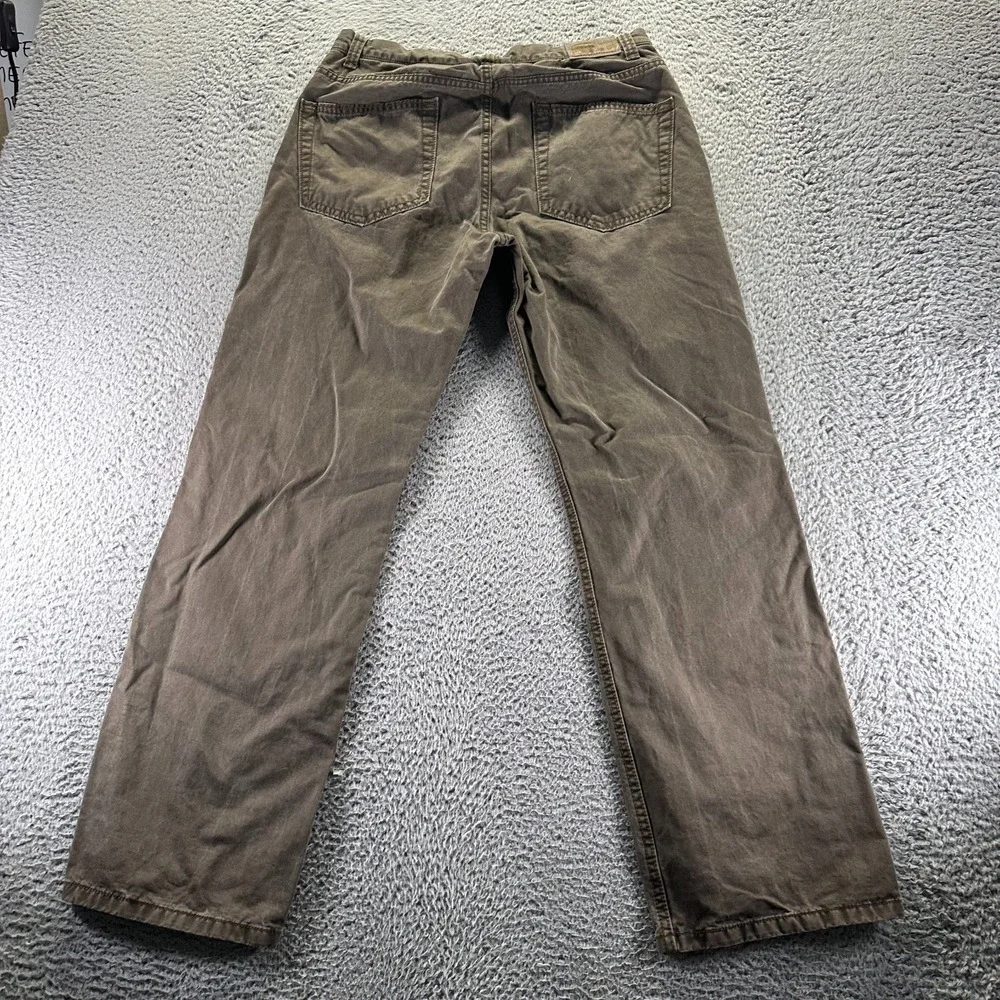 Dockers Pant Mens 32x32 Brown Cotton Chino Straight Classic Fit Preppy Business